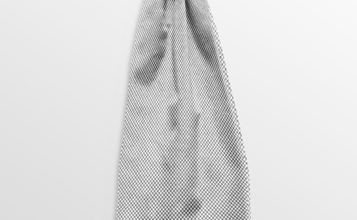 女士正装领带设计效果图ps样机智能贴图