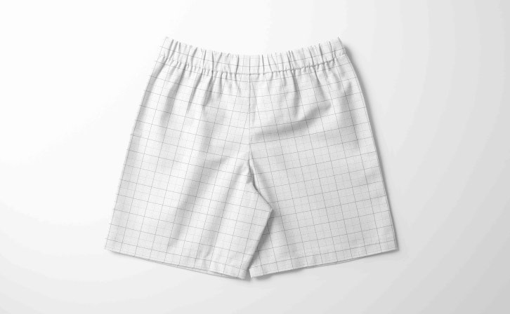 小朋友短裤品牌设计psd贴图素材