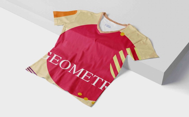 平面T恤衫PSD贴图素材