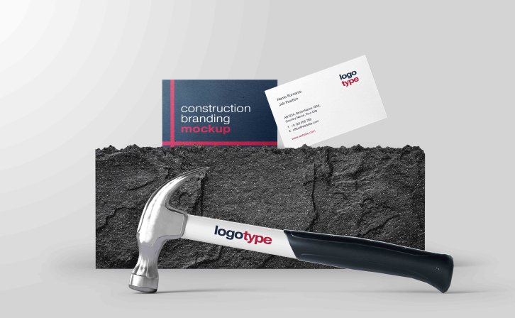 建筑工程工具展示ps贴图