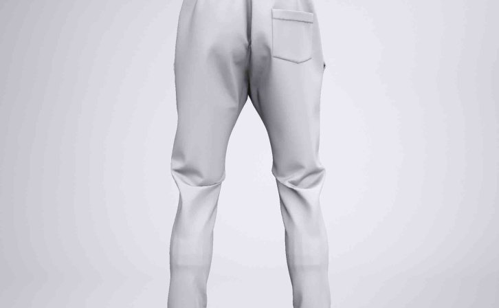 慢跑长裤设计ps贴图素材
