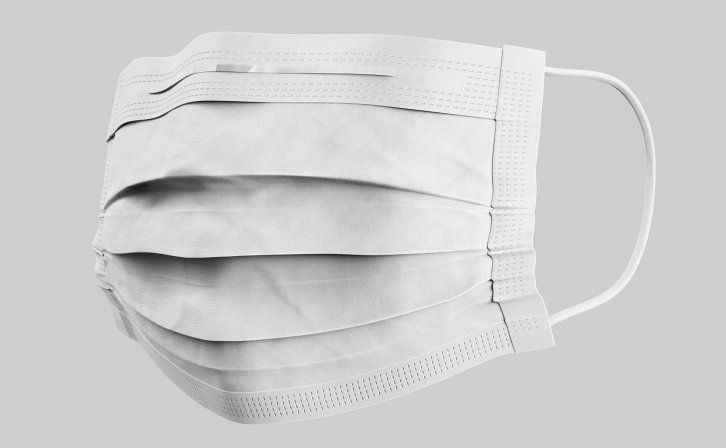 成人口罩psd智能贴图样机素材