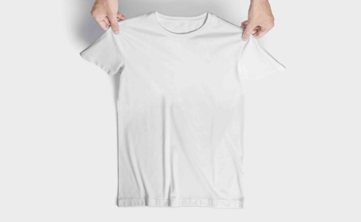 手持T恤衫PSD贴图