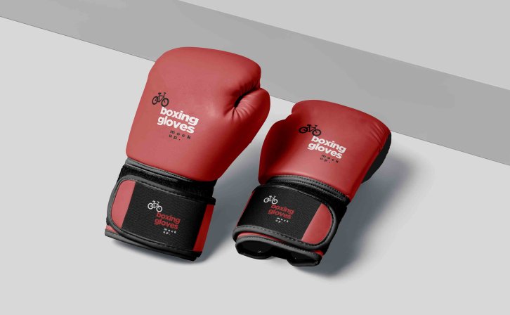 拳击手套贴图设计psd素材