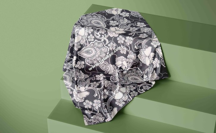 方巾设计PSD智能贴图样机