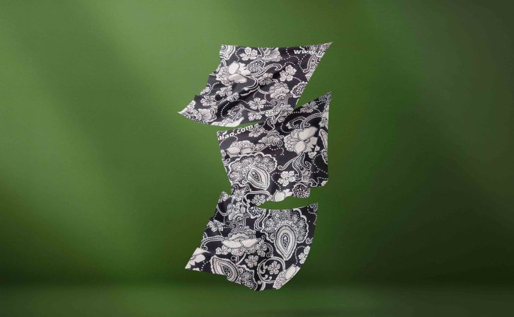 方巾设计效果展示PSD智能贴图样机素材