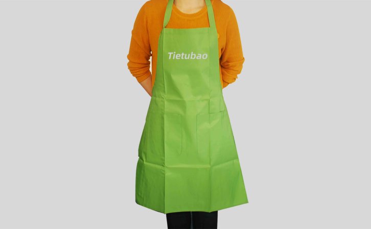 果绿色围裙设计psd贴图素材