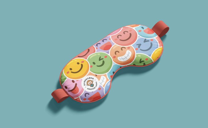 炫彩眼罩设计效果图ps贴图