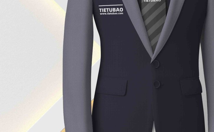 男士正装领带穿搭设计ps贴图