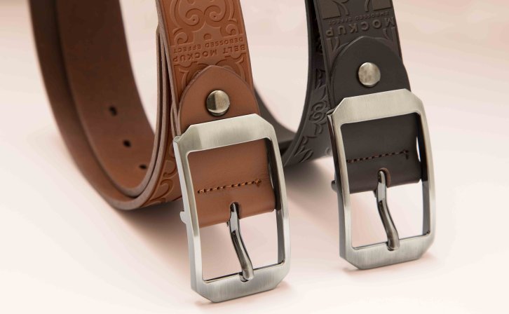 男士腰带奢侈品设计psd贴图