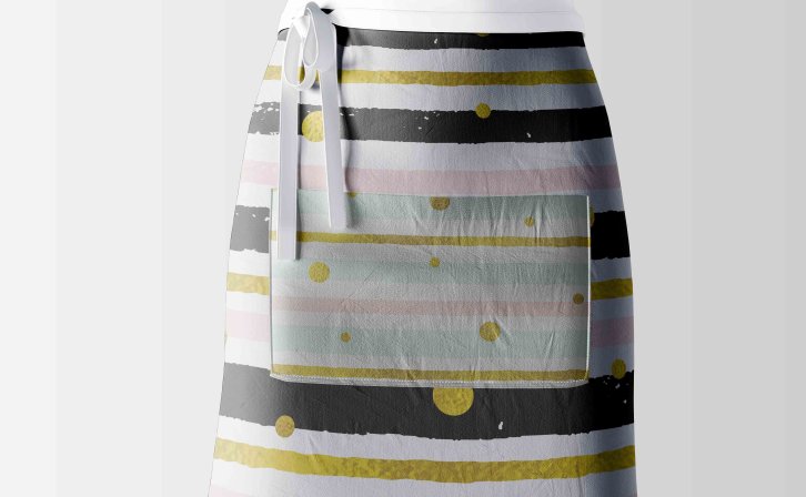 短款围裙设计ps效果图素材