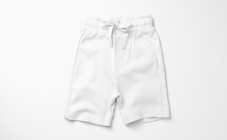 短裤印花贴图设计psd效果图样机素材