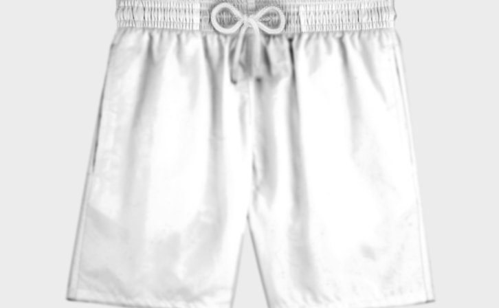 短裤设计psd前视图样机模型