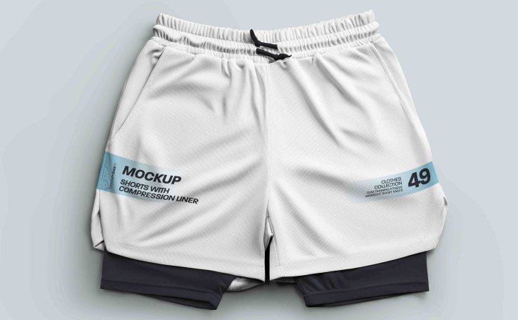 短裤设计ps贴图素材