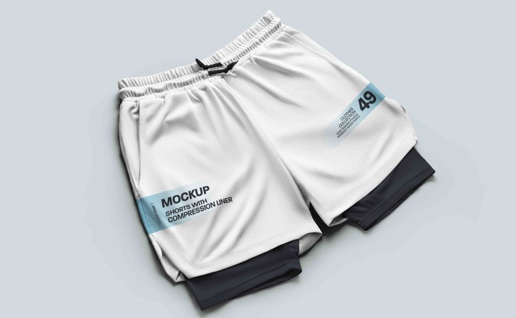 短裤设计效果图ps贴图