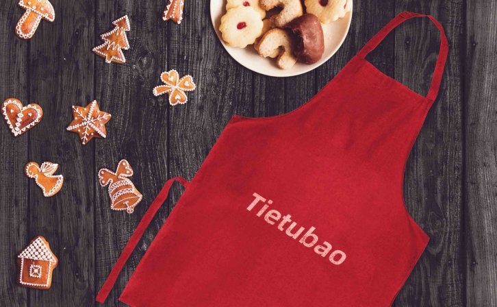 红色围裙logo贴图