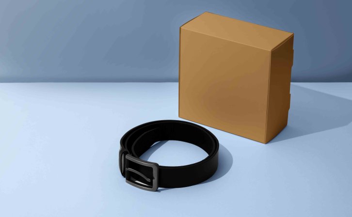 腰带包装设计ps贴图