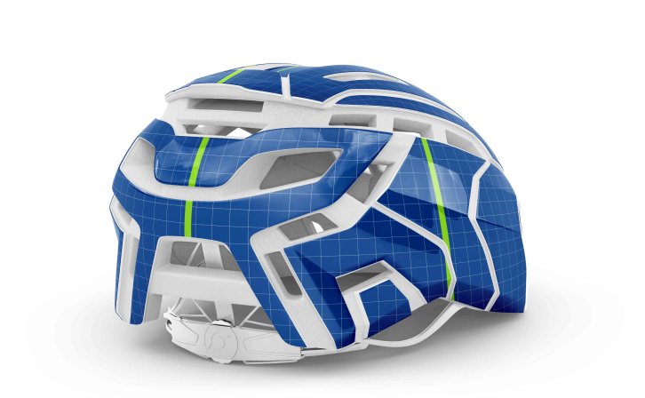 自行车赛事专用头盔设计psd贴图