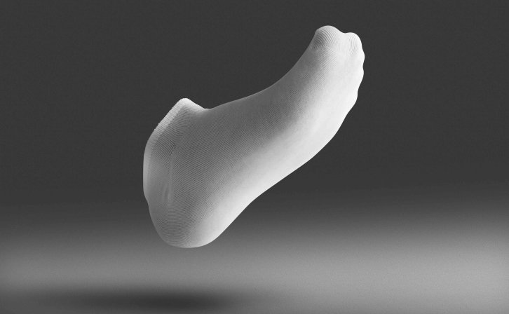 船袜印花设计psd智能贴图样机