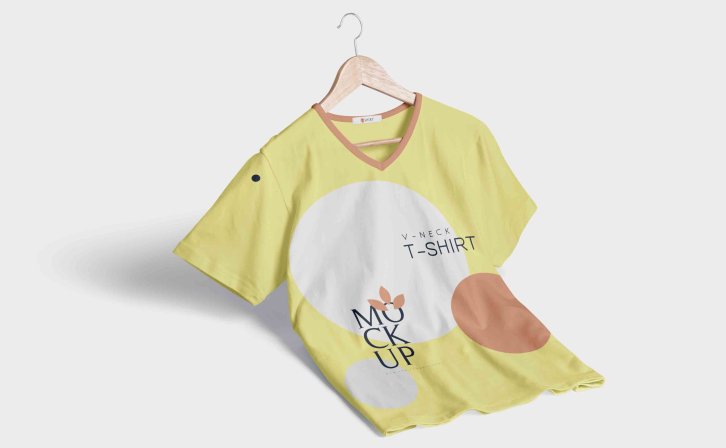 衣架效果T恤衫PSD贴图素材