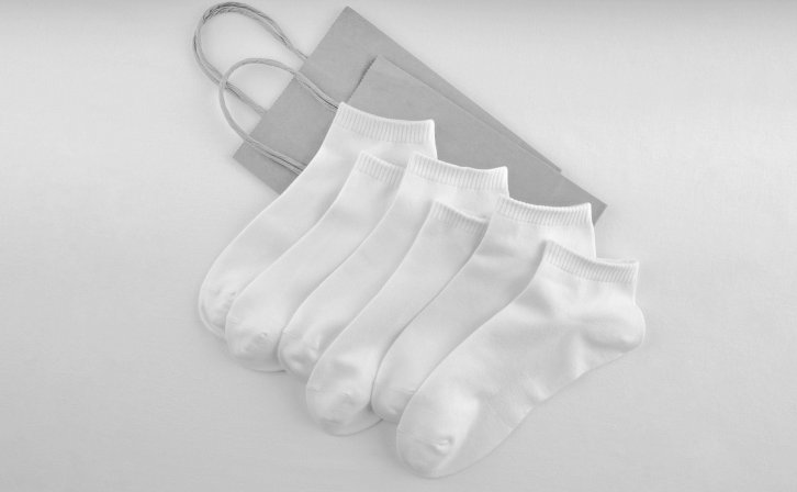 袜子包装设计psd贴图