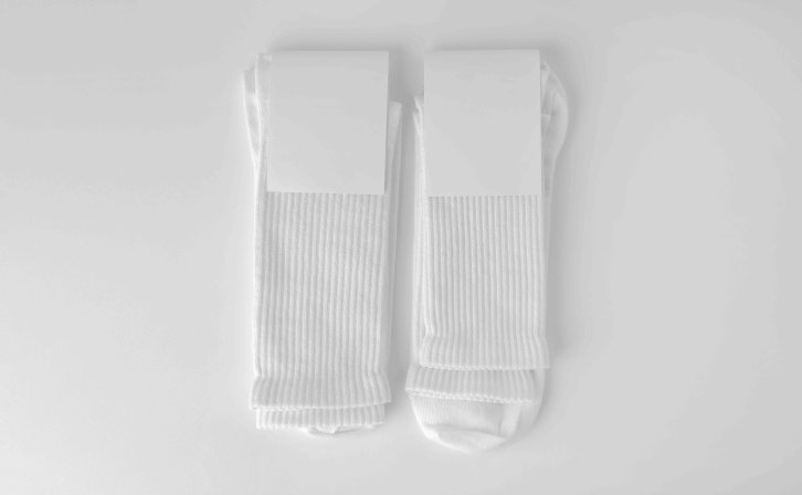 袜子品牌效果展示智能贴图ps样机