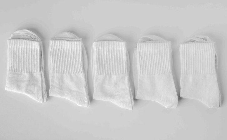 袜子折叠效果psd贴图