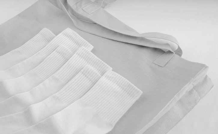 袜子收纳袋场景智能贴图ps样机