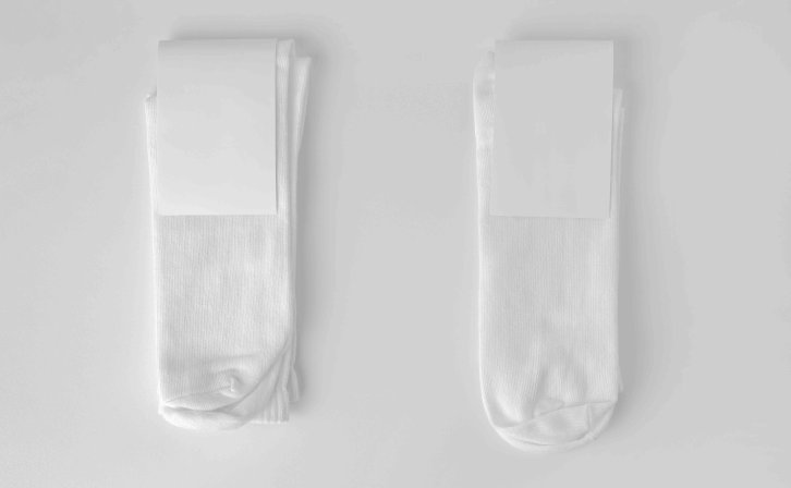 袜子设计模板智能贴图ps样机