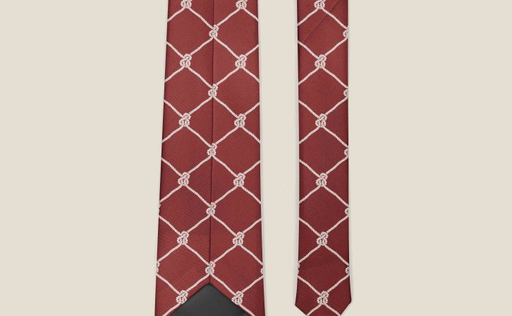 酒红色领带贴图素材