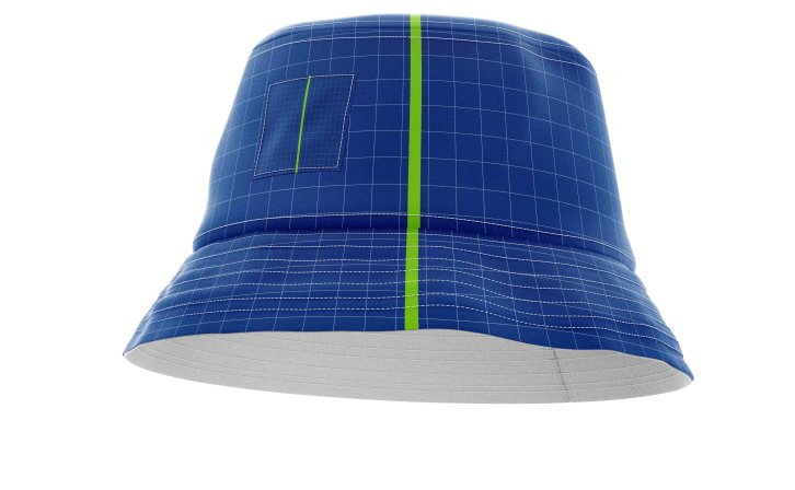 钓鱼人遮阳帽设计psd贴图