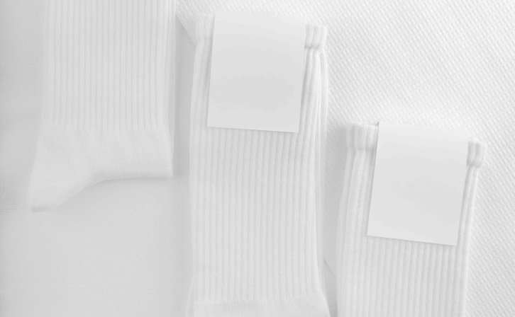 长筒袜折叠效果psd样机