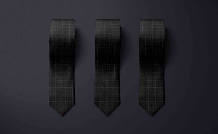 领带设计ps智能样机素材