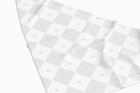 丝巾白模PS贴图素材