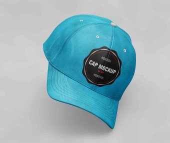 品牌帽子logo样机模板