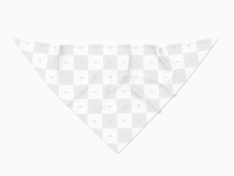 丝巾布料样机白色模型贴图