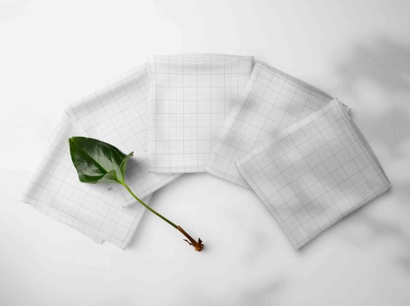 丝巾平铺设计展示PS贴图素材