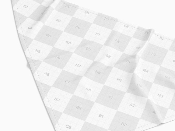 丝巾白模PS贴图素材