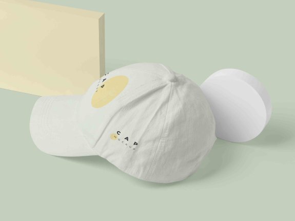 品牌设计帽子贴图样机模板