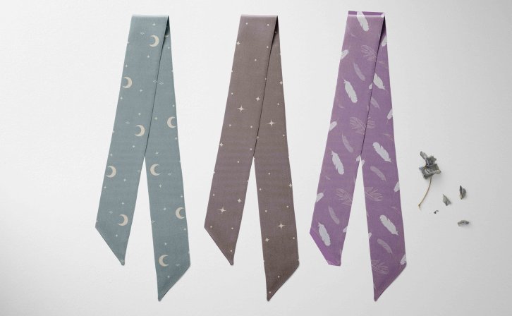 丝巾布料产品展示PS贴图素材