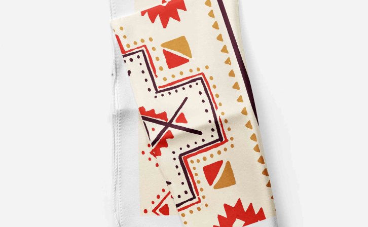 丝巾布料品牌设计psd贴图素材