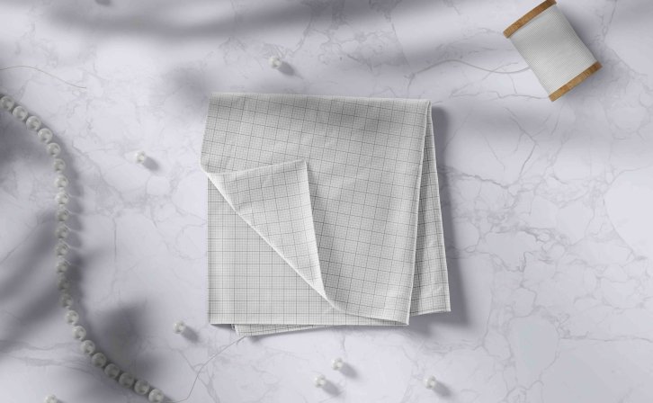 丝巾布料场景PS样机合集