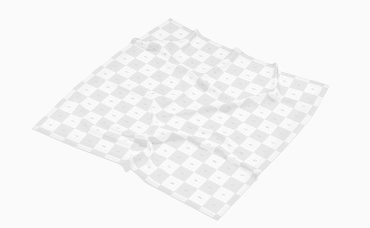 丝巾布料样机PSD贴图下载