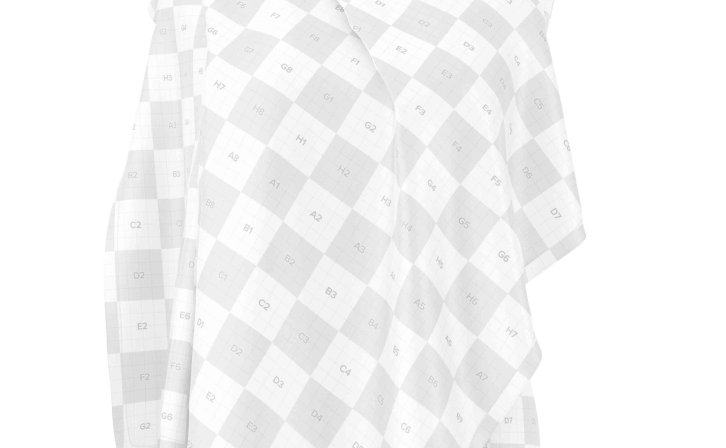 丝巾布料设计样机PS贴图素材