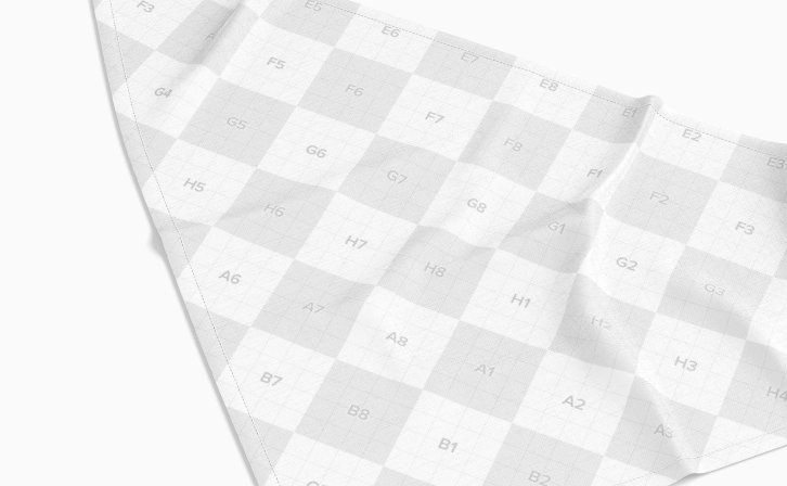 丝巾白模PS贴图素材