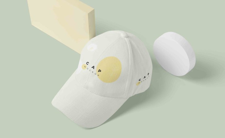 品牌VI帽子样机贴图模板