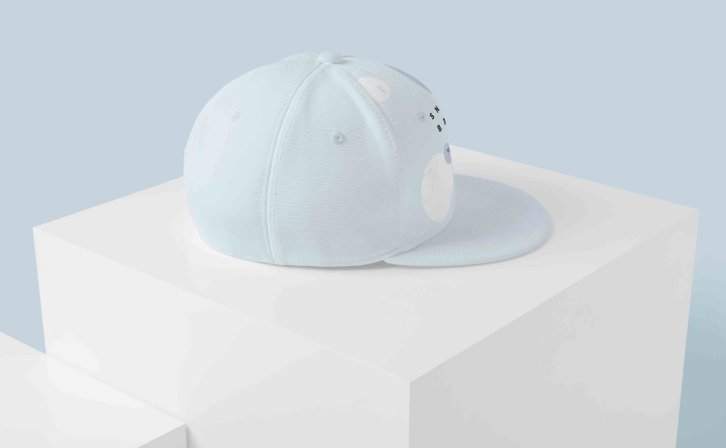 品牌帽子PSD样机模板