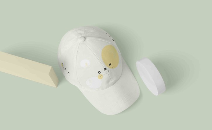 品牌帽子VI样机素材模板