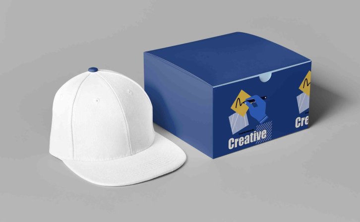 品牌帽子VI设计样机贴图模板