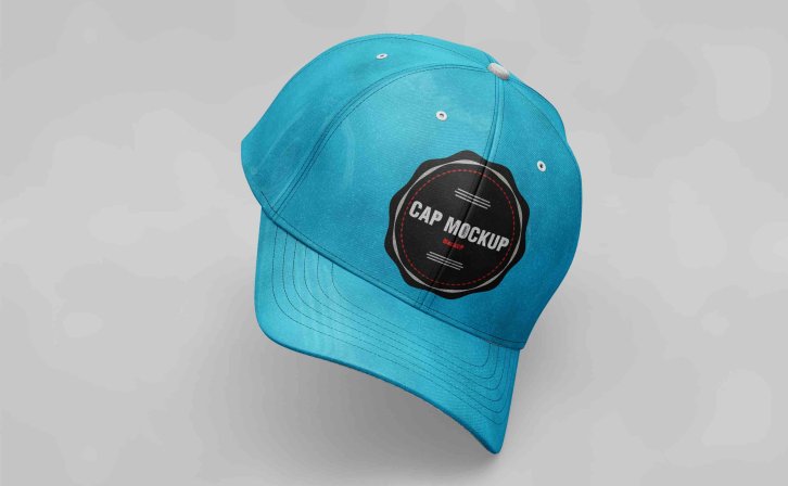 品牌帽子logo样机模板